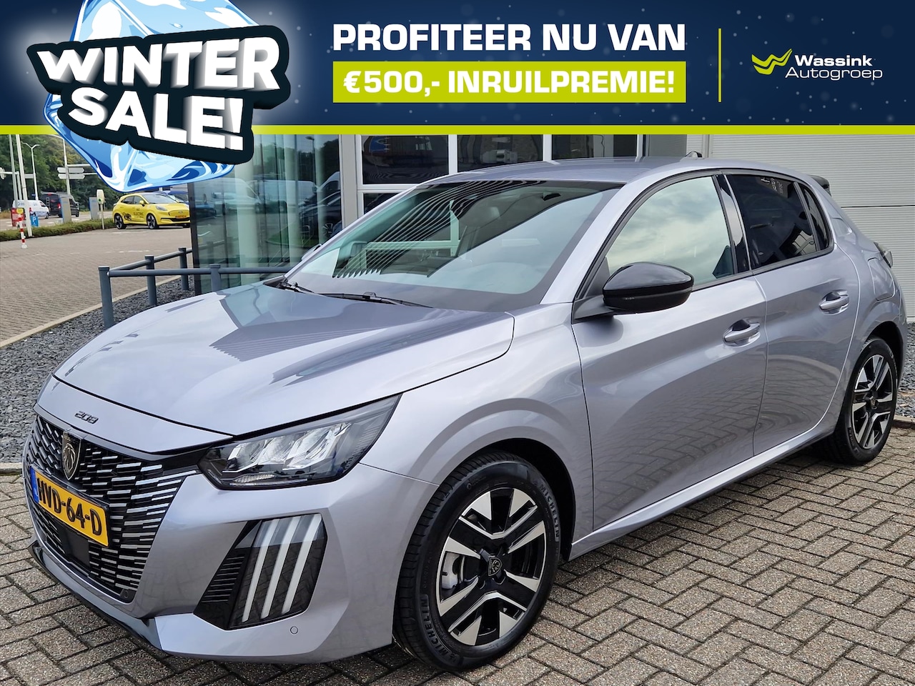 Peugeot 208 - 1.2 Hybrid 100 e-DCS6 Allure | WINTERSALE | Navigatie | Camera achter | Stoelverwarming | - AutoWereld.nl