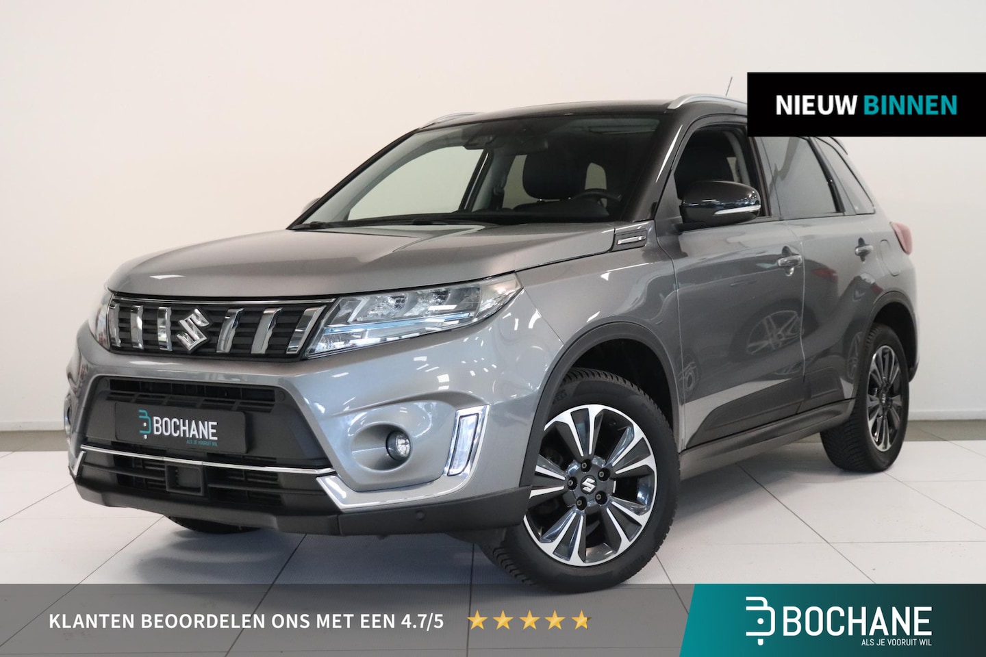 Suzuki Vitara - 1.4 Boosterjet Style Smart Hybrid | Panoramadak | Camera | Stoelverwarming | Adaptieve Cru - AutoWereld.nl
