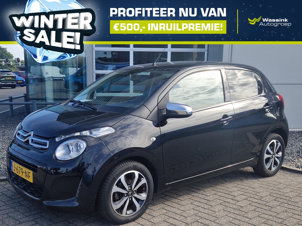 Citroën C1 - 1.0 VTi 72PK 5D Shine I WINTERSALE | Bluetooth I DAB I Camera I - AutoWereld.nl
