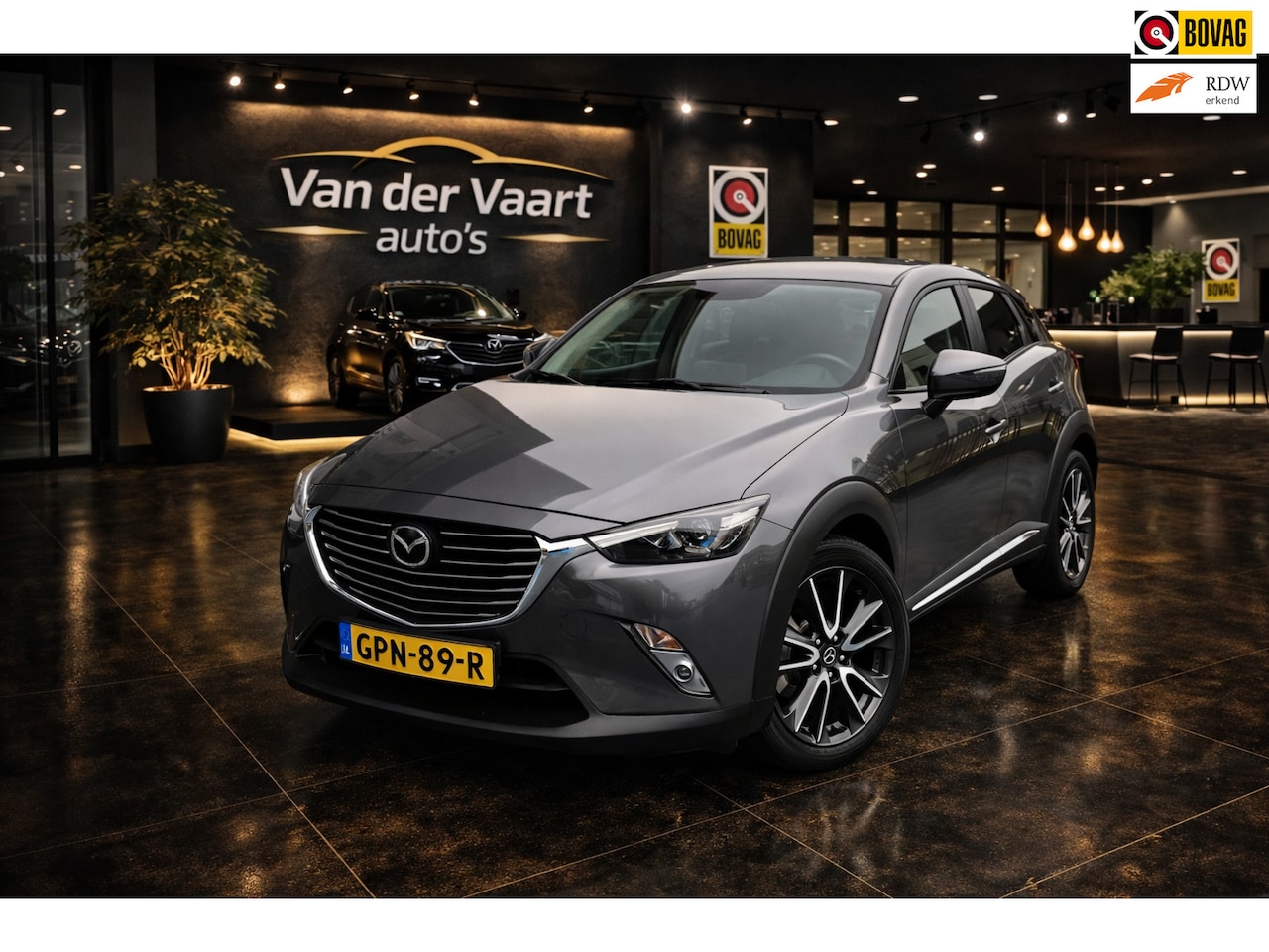 Mazda CX-3 - 2.0 SPORTLINE 120 TS+ AUTOMAAT LEDER - AutoWereld.nl