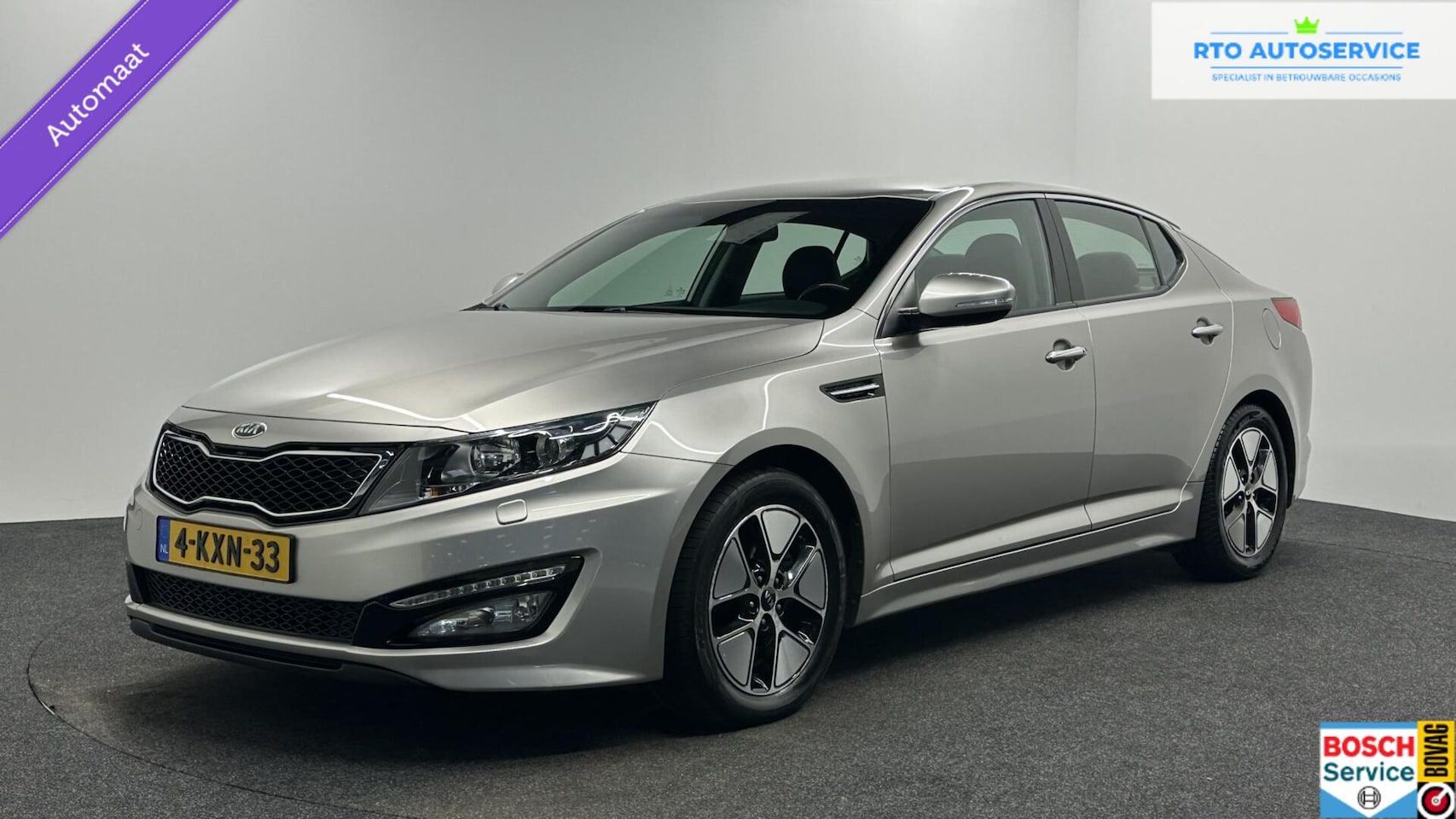 Kia Optima - 2.0 CVVT Hybrid Super Pack ECC LEER NAVI CAMERA CRUISE LM. - AutoWereld.nl