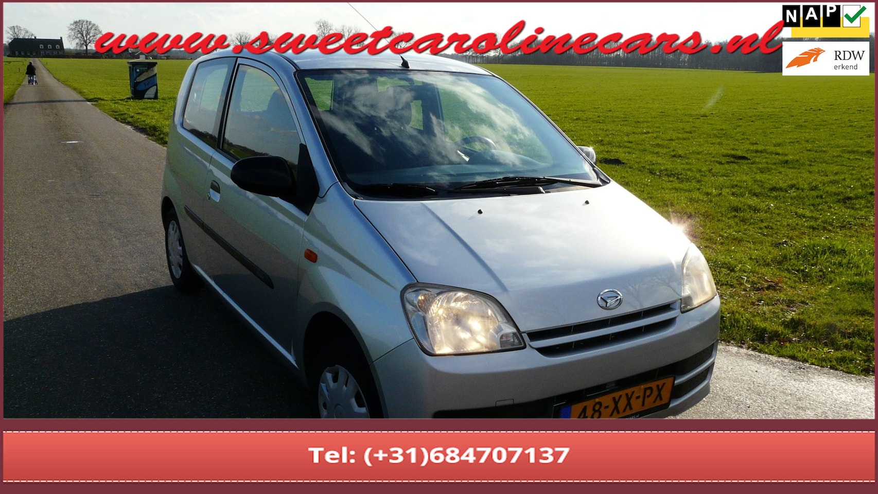 Daihatsu Cuore - 1.0-12V 100th Anniversary 1.0-12V 100th Anniversary,Airco,Stuurbekrachtiging! 150.00 km, NAP!! - AutoWereld.nl