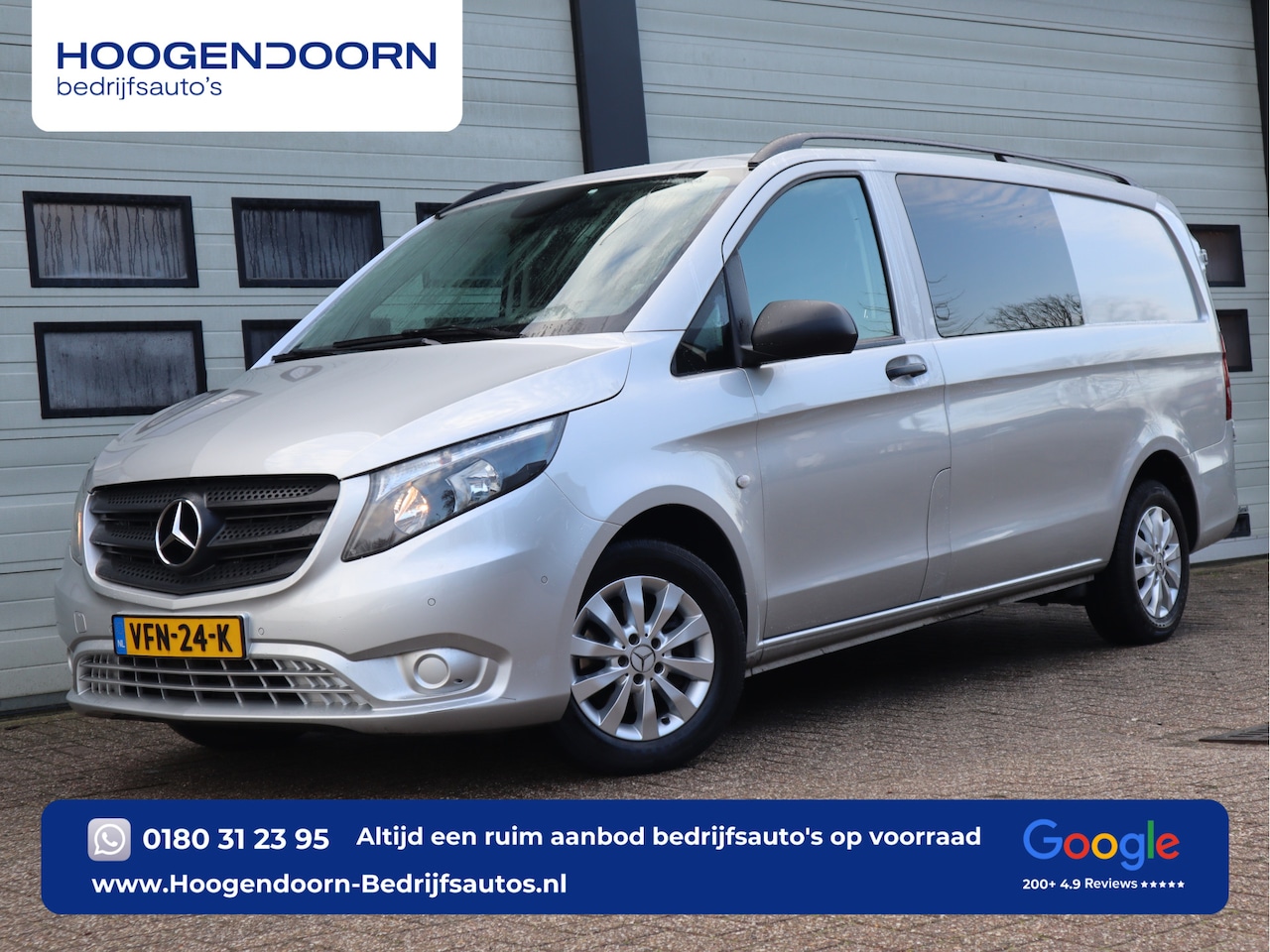 Mercedes-Benz Vito - 114 CDI Euro 6 Automaat DC 5 Pers. Lang L2 - A.Deuren - Trekhaak - Navi - AutoWereld.nl