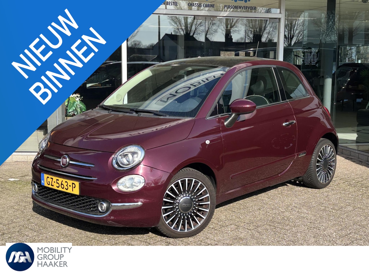 Fiat 500 - 0.9 TwinAir Turbo Lounge | Navi | Climaat control | 16" | - AutoWereld.nl