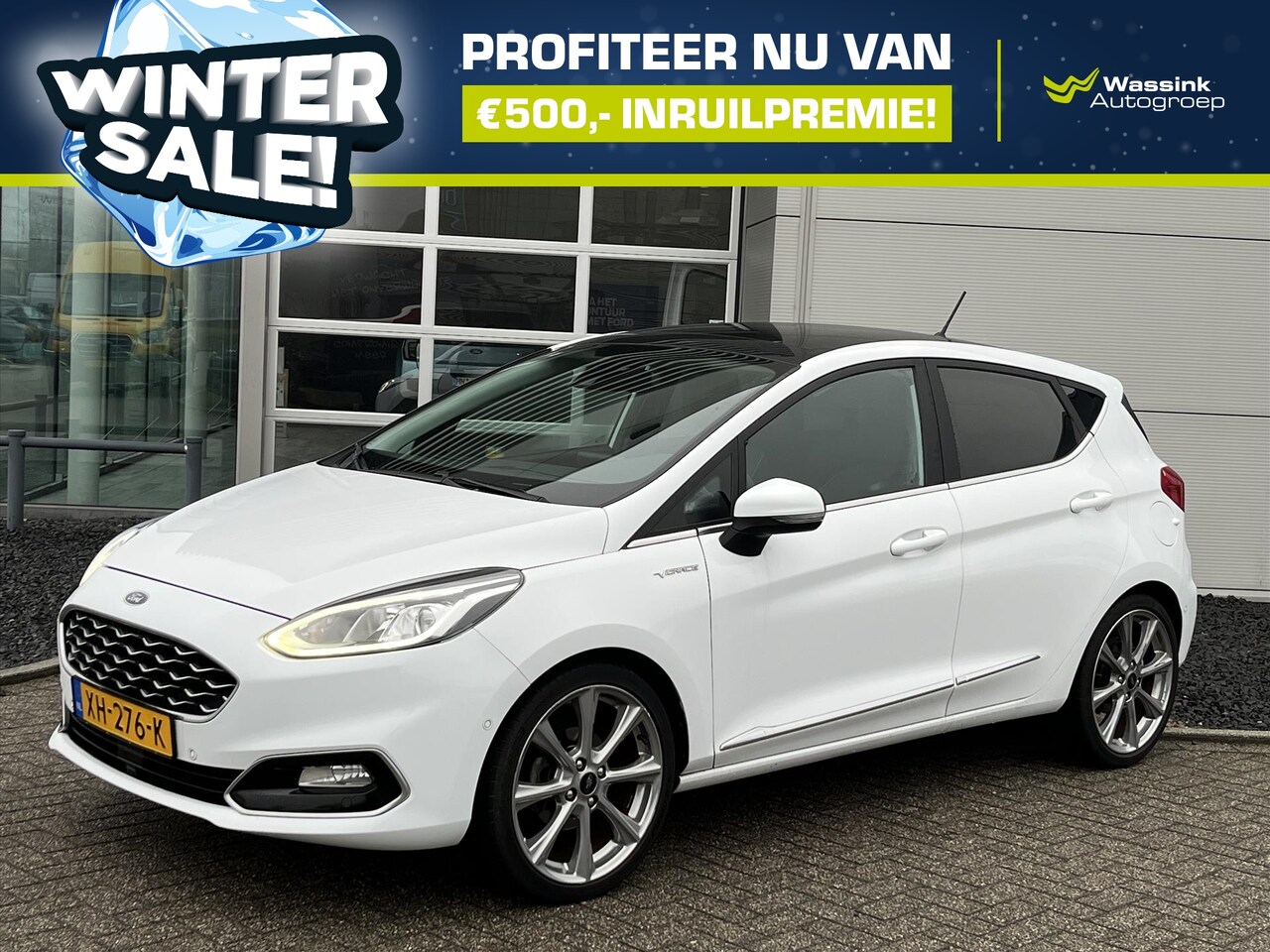 Ford Fiesta - 1.0 EcoBoost 125pk Vignale | WINTERSALE | Stoel/ Stuur verwarming | Voorruitverwarming | P - AutoWereld.nl
