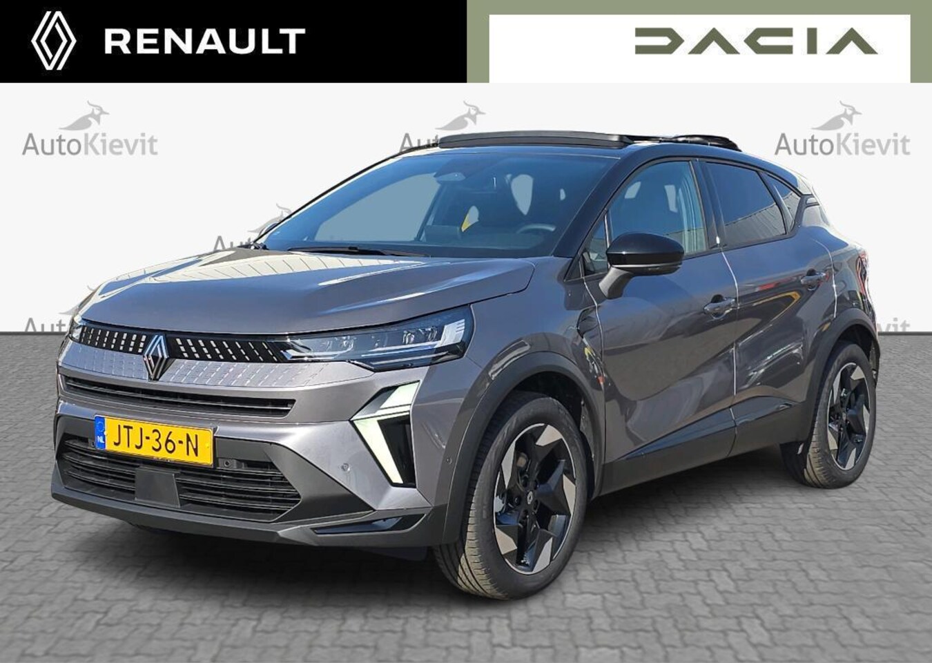 Renault Captur - 1.8 E-Tech full hybrid 160 techno - two-tone kleurstelling / pack winter / pack light & so - AutoWereld.nl