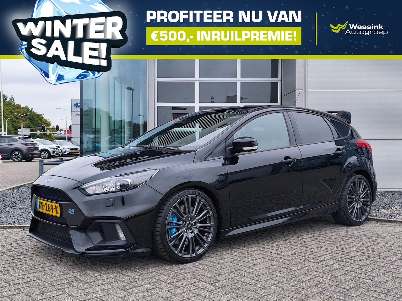 Ford Focus - 2.3 EcoBoost 350pk 5-deurs AWD RS IWINTERSALE | Recaro Kuipstoelen I Camera I Parkeersenso - AutoWereld.nl