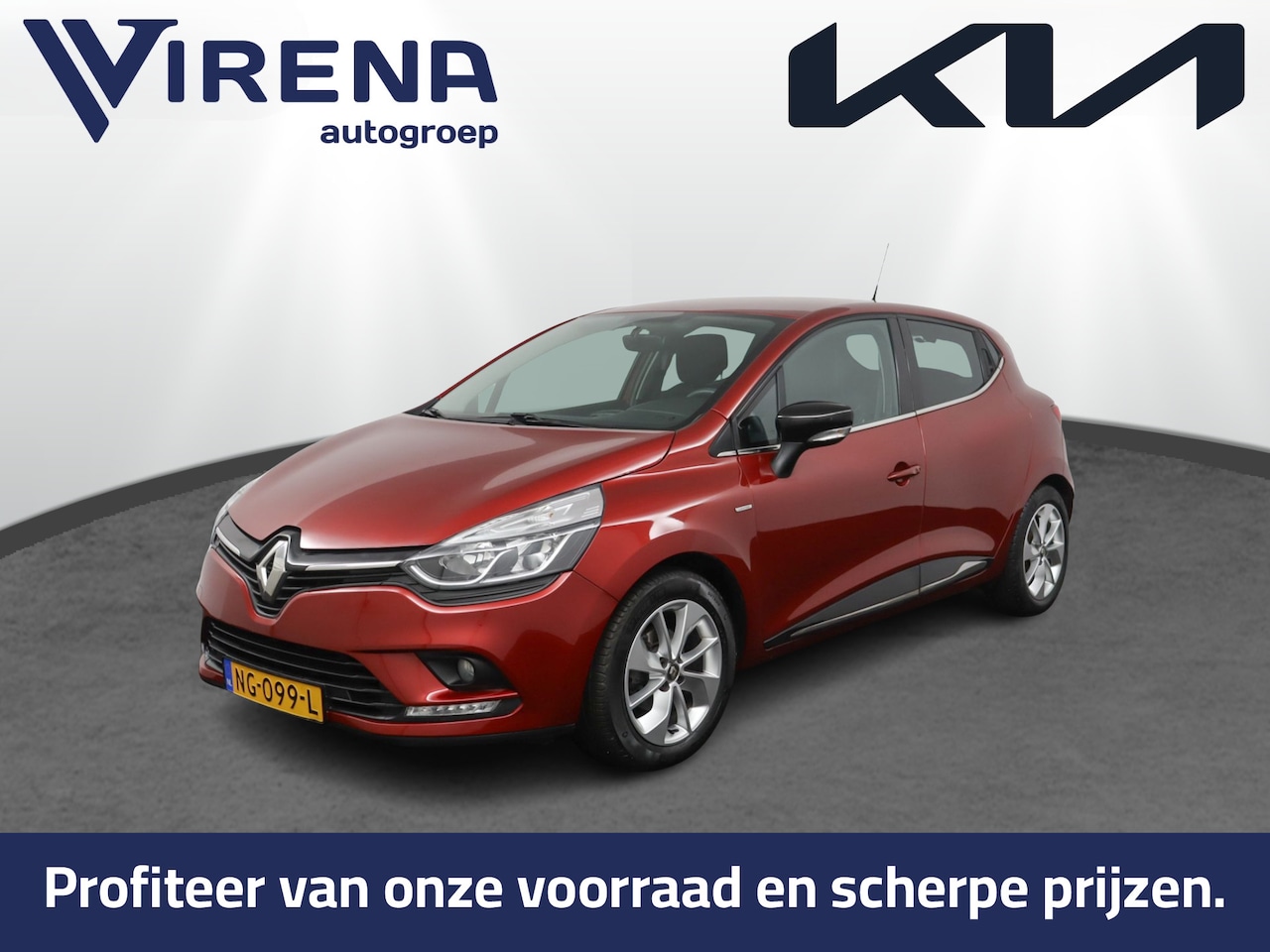 Renault Clio - 0.9 TCe Limited - Airco - Cruise Control - Afneembare trekhaak - Navigatie - Bluetooth - V - AutoWereld.nl