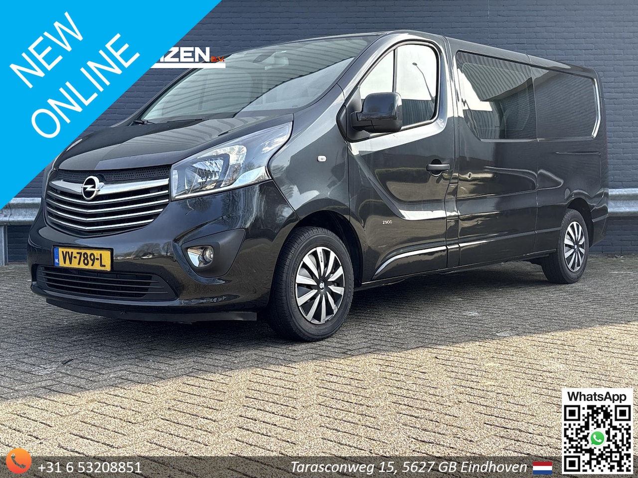 Opel Vivaro - 1.6 CDTI L2H1 DC Sport EcoFlex | € 5.950,- NETTO! | Leder | Bijrijdersbank | Airco | Cruis - AutoWereld.nl