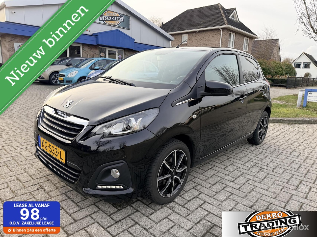 Peugeot 108 - 1.0 e-VTi Collection airco privancyglass Chrome! - AutoWereld.nl