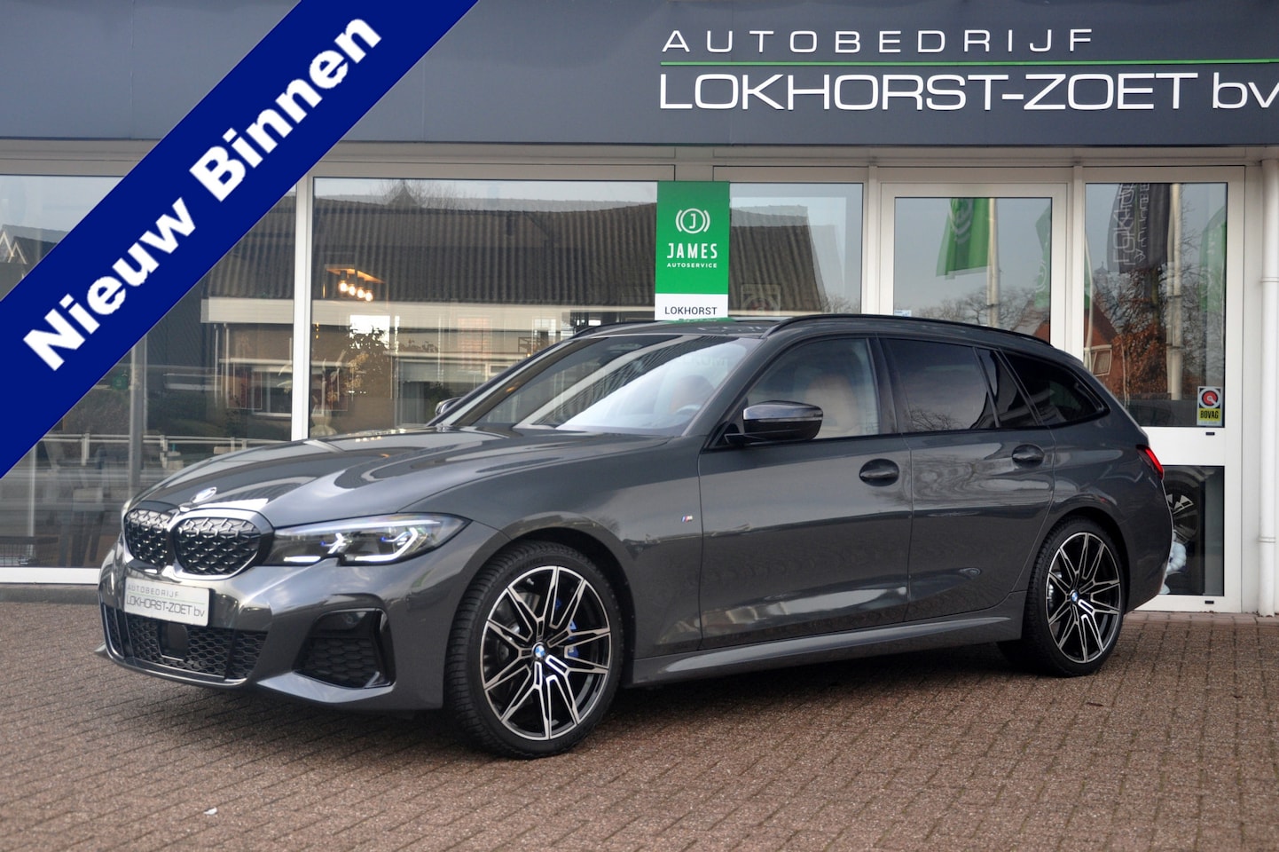 BMW 3-serie Touring - M340i xDrive Business Edition | Panoramadak | Laser | HUD | HK Audio | Zeer mooie staat! - AutoWereld.nl
