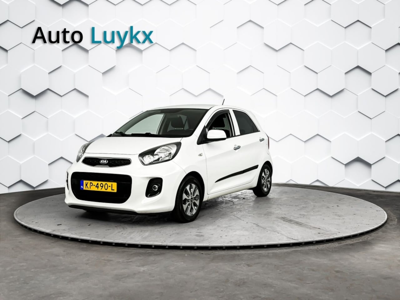 Kia Picanto - 1.0 CVVT Plusline Navigator | Navigatie | Cruise Control | Parkeercamera - AutoWereld.nl