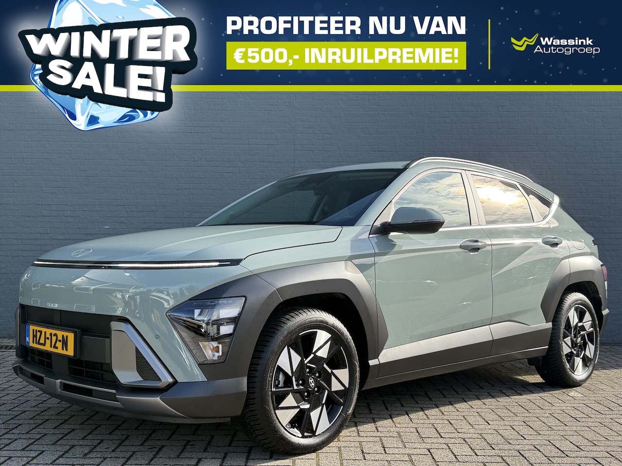 Hyundai Kona - New 1.6 GDI HEV 141pk DCT Comfort Smart | WINTERSALE! Cruise Control | Navigatie | Stoel & - AutoWereld.nl