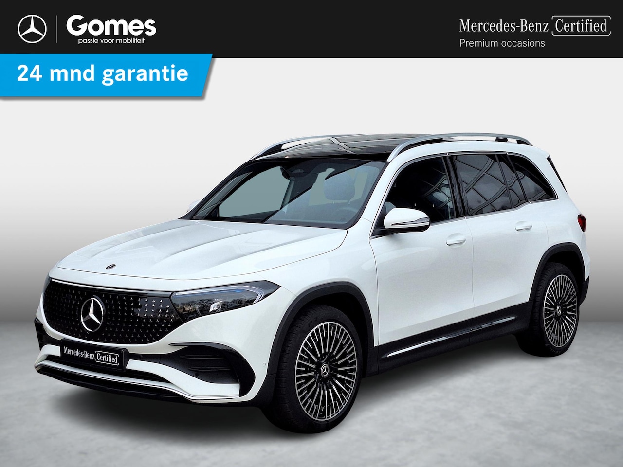 Mercedes-Benz EQB - 250+ AMG | Panoramadak | Burmester | Memory pakket | Rijassistentiepakket | Achteruitrijca - AutoWereld.nl