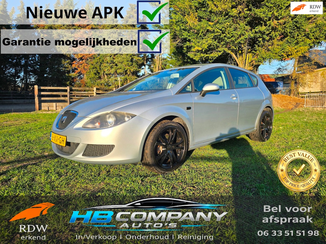 SEAT Leon - 1.6 Sport | Nieuwe Distributieriem | Nieuwe APK | Zeer nette staat!! - AutoWereld.nl