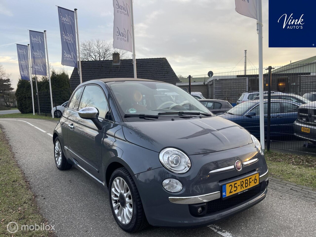 Fiat 500 C - 1.2 Rock | AUTOMAAT | CABRIO | Leer - AutoWereld.nl