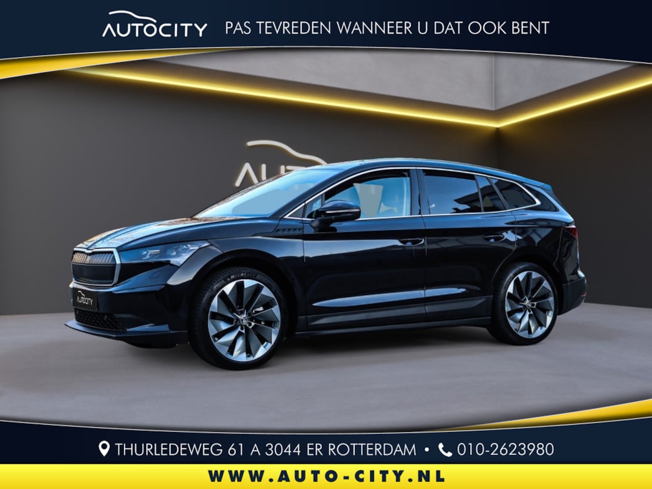 Skoda Enyaq iV - 80 First Edition High 94% SOH l Pano l 360 l HUD l Trekhaak l - AutoWereld.nl