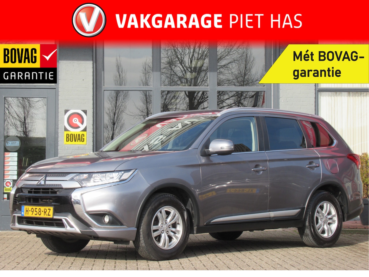 Mitsubishi Outlander - 2.0 Connect Pro | Clima-Airco | Navigatie | Parkeercamera | Incl. BOVAG Garantie | Trekhaa - AutoWereld.nl