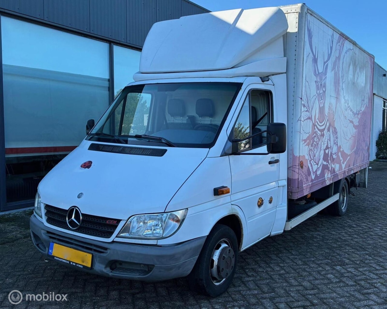 Mercedes-Benz Sprinter - 412 MEUBELBAK MET LAADKLEP DUBBELLUCHT - AutoWereld.nl