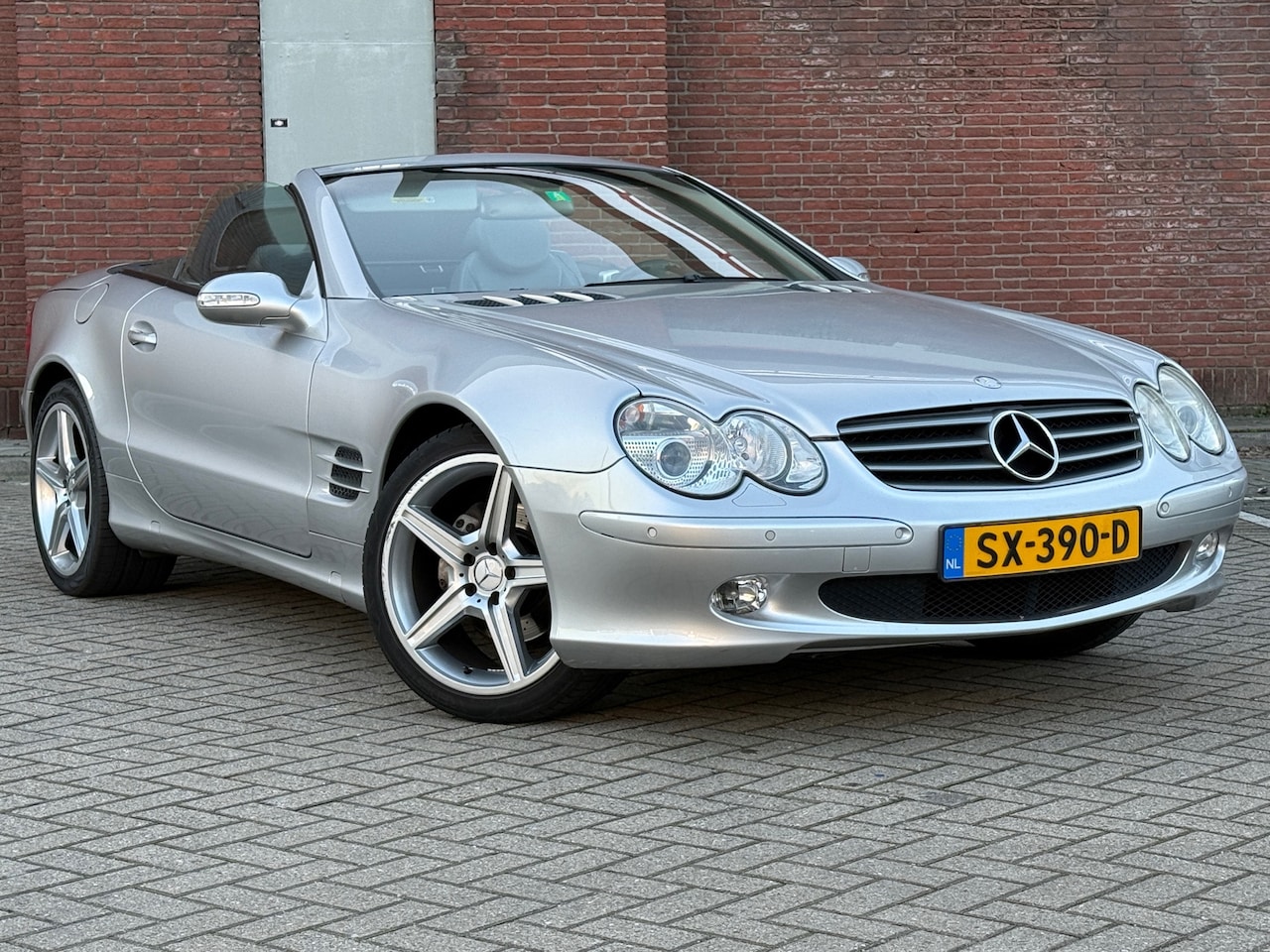 Mercedes-Benz SL-klasse Cabrio - 350|CABRIO|LEDER|MEMORY|YOUNGTIMER|GOED-ONDERHOUDEN - AutoWereld.nl