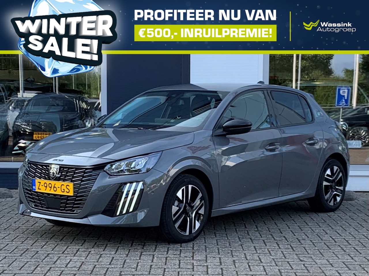 Peugeot e-208 - | WINTERSALE | EV 50kWh 136pk Allure | SOH 97%Navigatie | Climate Control | Cruise control - AutoWereld.nl