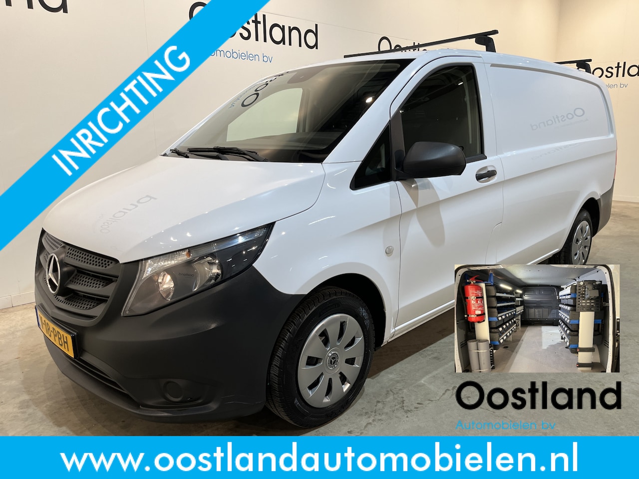 Mercedes-Benz Vito - 114 CDI Lang Servicebus / Sortimo Inrichting / Euro 6 / Airco / Cruise Control / PDC / Tre - AutoWereld.nl