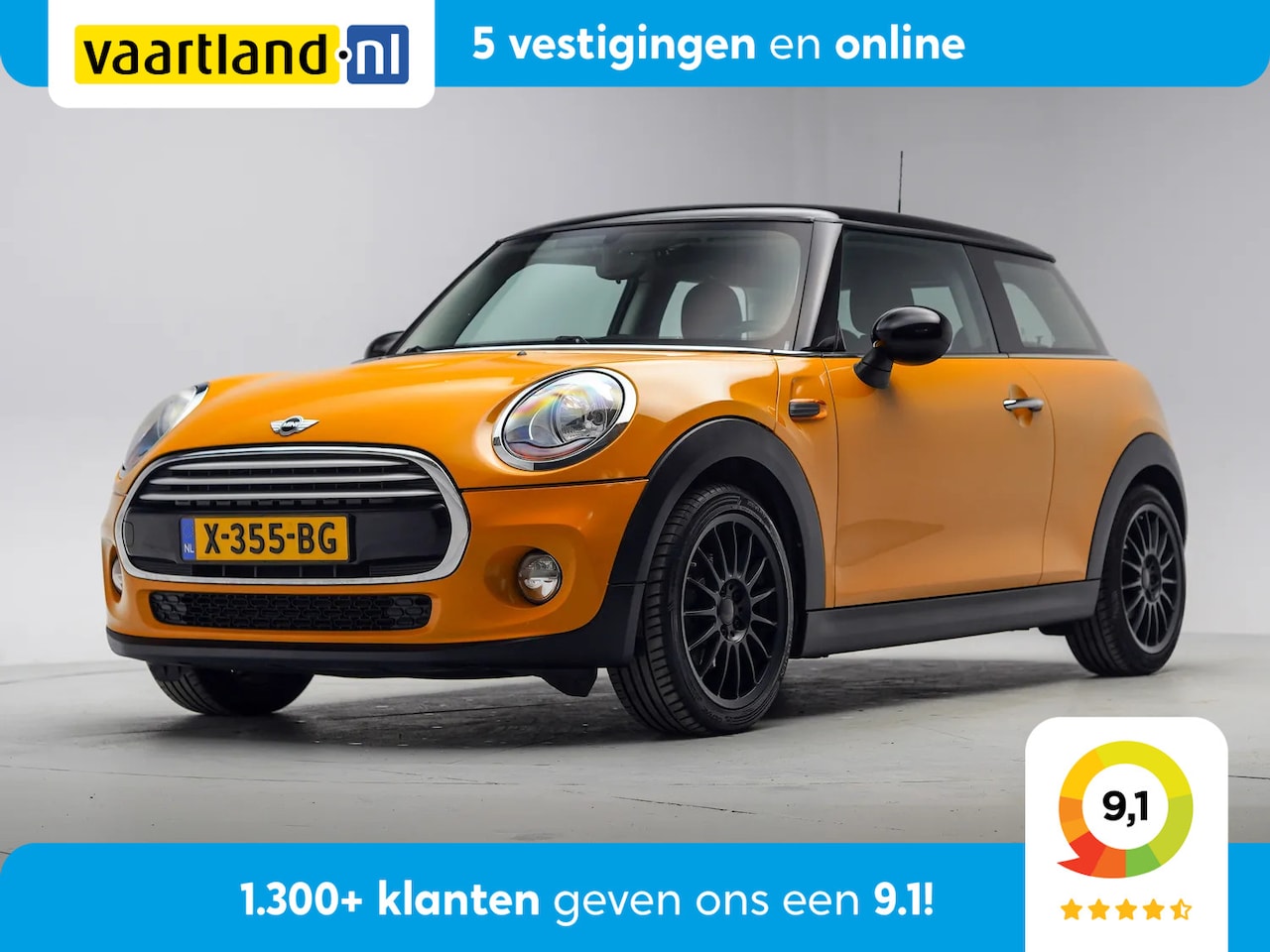 MINI Cooper - 1.5 Cooper [ Navi Proff. LM velgen OZ Airco ] - AutoWereld.nl
