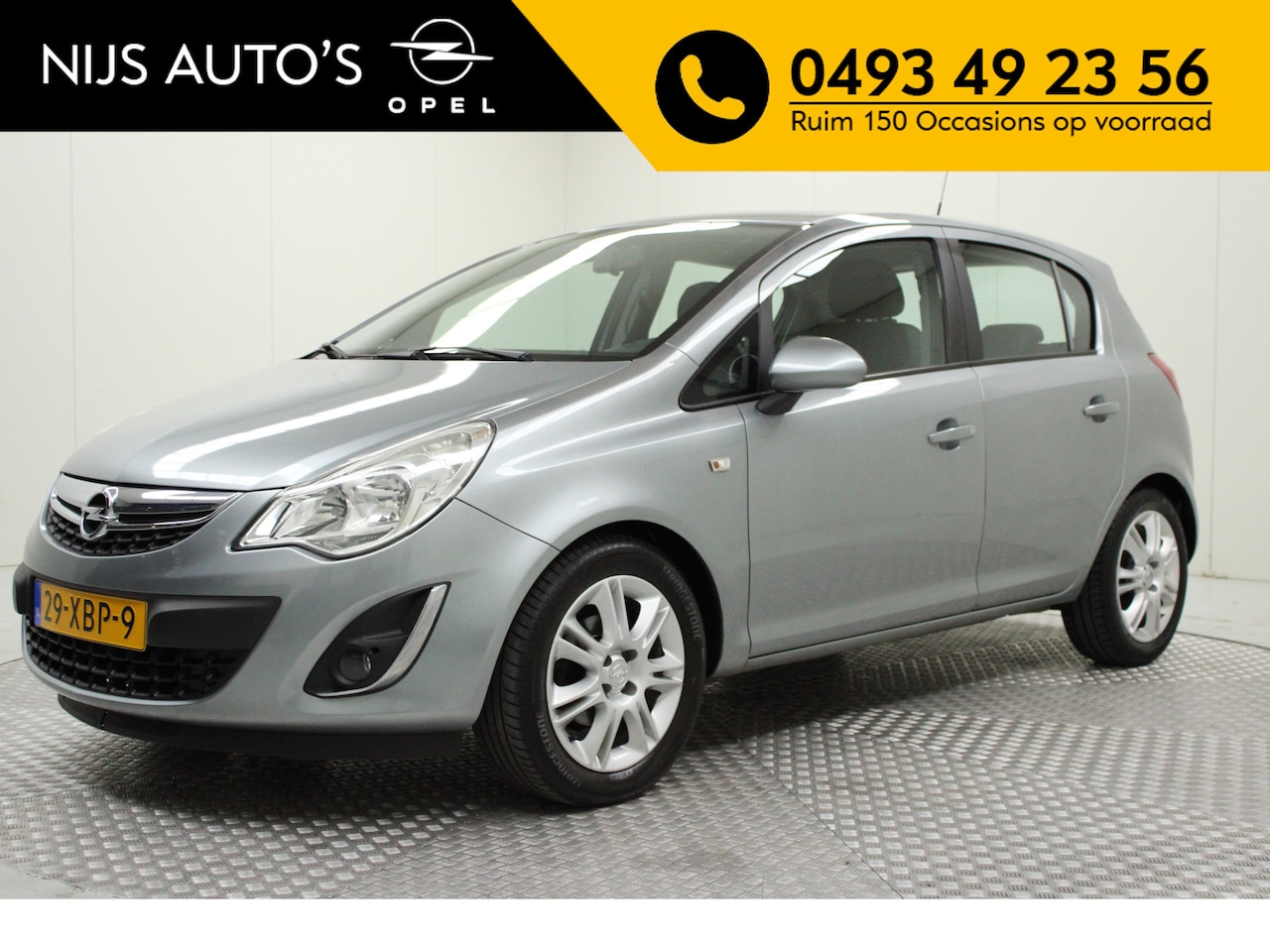Opel Corsa - 1.4-16V Edition | airco | navi fullmap | cruise control | bluetooth | radio cd - AutoWereld.nl