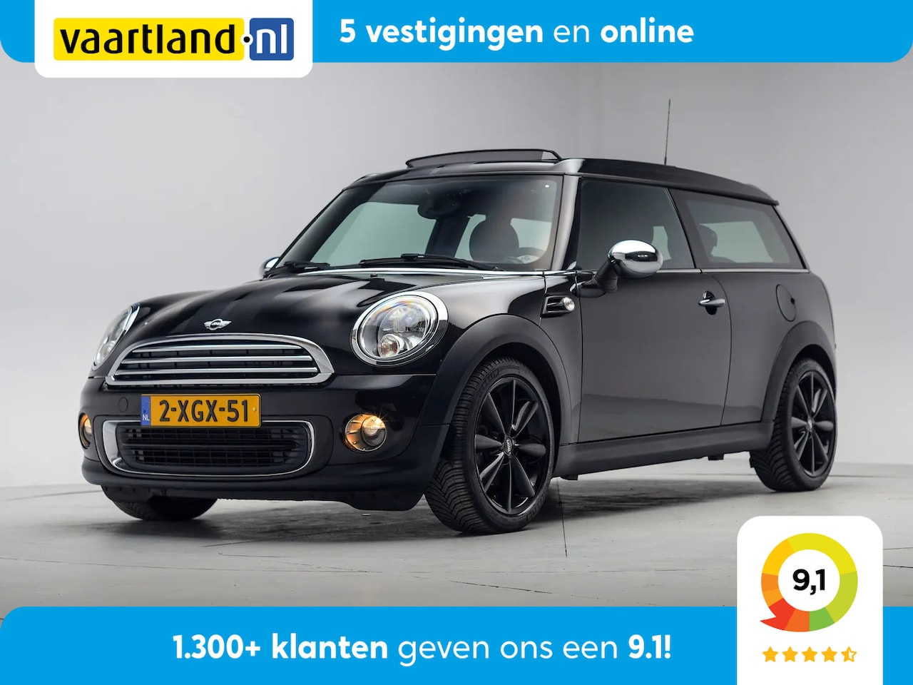 MINI Clubman - 1.6 One Final Edition [ Schuifdak Airco Half Leer Navi Cruise ] - AutoWereld.nl