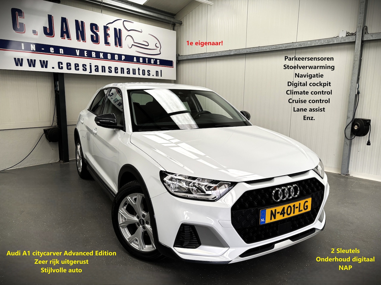 Audi A1 citycarver - 25 TFSI Advanced Edition 1e eigenaar! NAP | Airco (automatisch) | Cruise control | Lichtme - AutoWereld.nl
