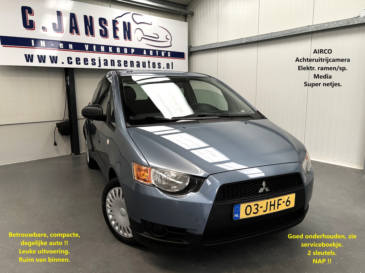 Mitsubishi Colt - 1.1 Inform Keurige auto! | Airco (automatisch) - AutoWereld.nl