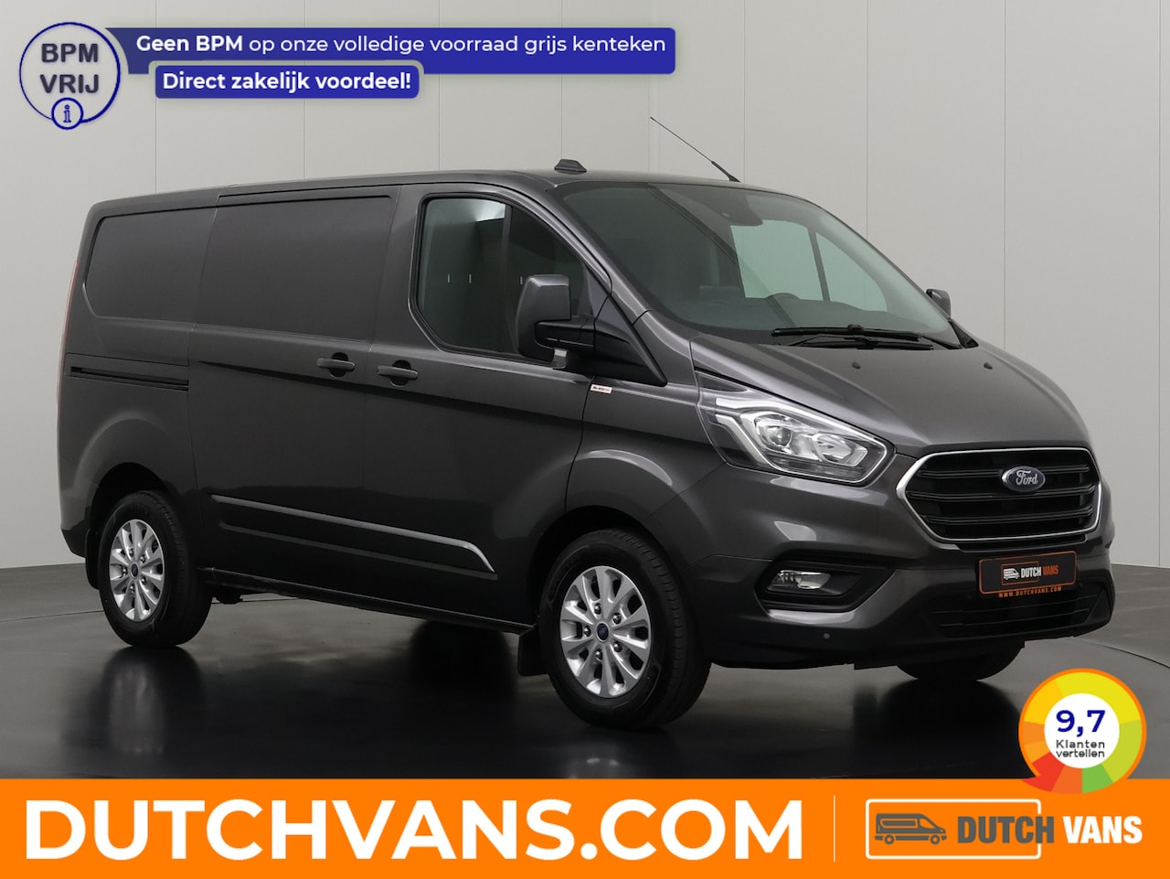 Ford Transit Custom - 2.0TDCi 130PK Limited | Multimedia | 3-zits | Airco | Cruise | Trekhaak - AutoWereld.nl