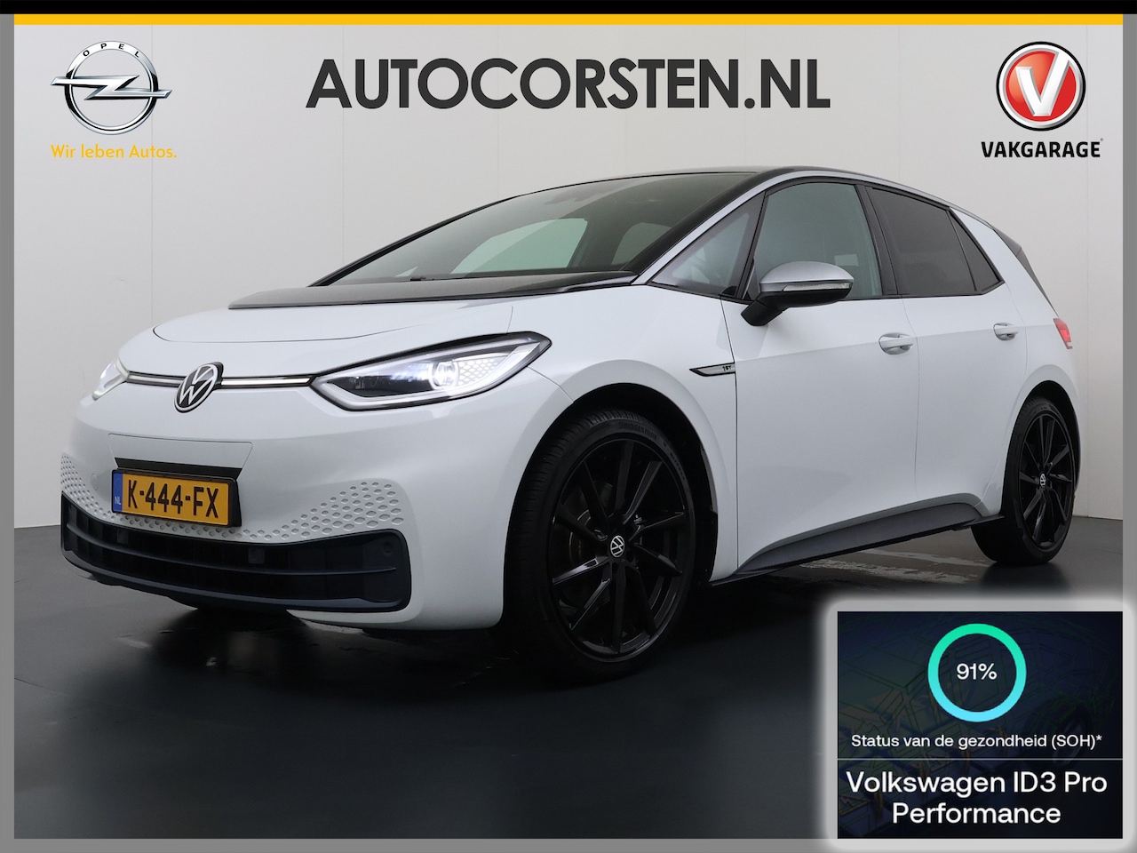 Volkswagen ID.3 - First Max 62kWh SOH 91% Ergo Active Elek.Stoelen Panoramadak Adap.Cruise Camera Navi Ecc K - AutoWereld.nl