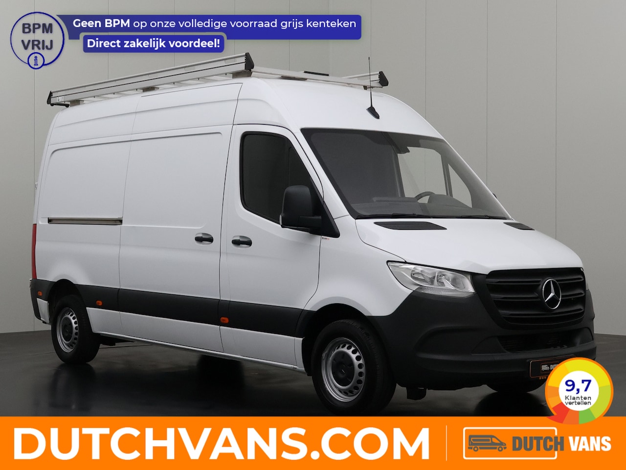 Mercedes-Benz Sprinter - 314CDI L2H2 | Imperiaal | Trekhaak | Camera | Airco | Cruise | 3-zits | Betimmering - AutoWereld.nl