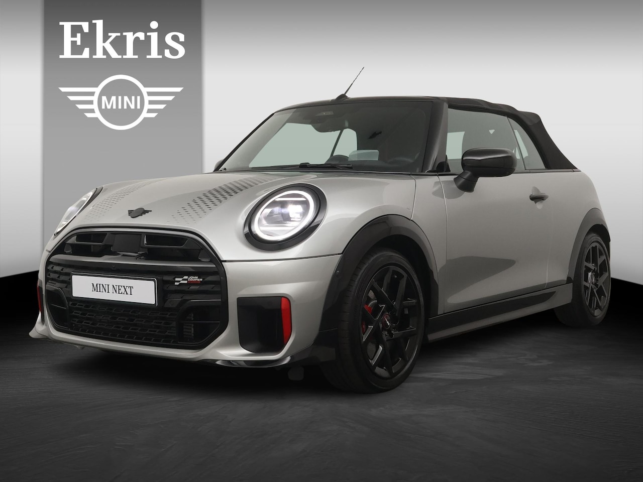 MINI Cabrio - JCW Pakket-XL | Harman Kardon | Elektrische stoelen | 360-graden camera | Adaptieve Cruise - AutoWereld.nl