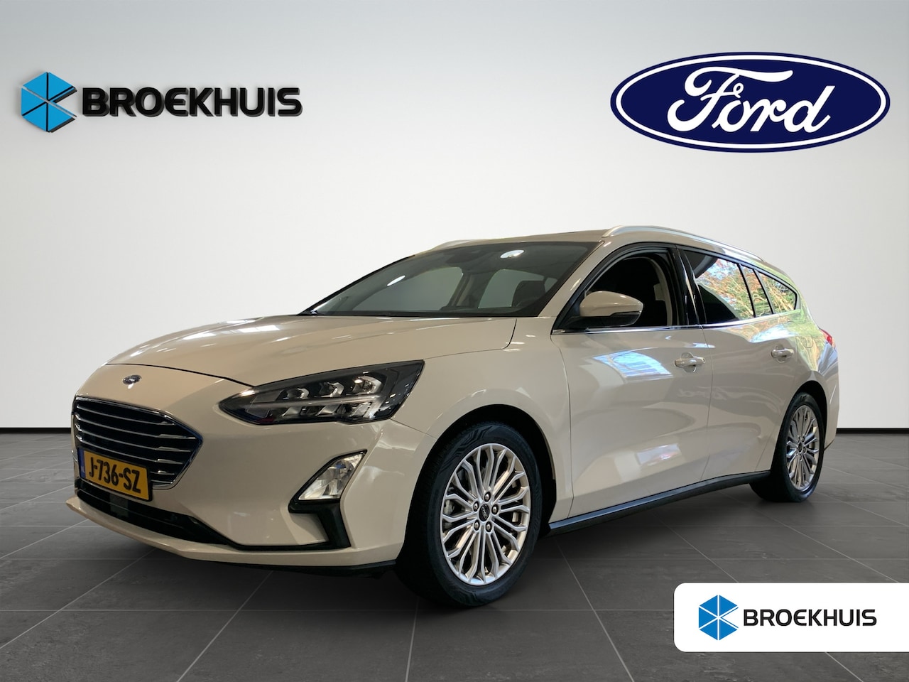 Ford Focus Wagon - 1.0 EcoBoost Hybrid Titanium X 125pk | Afn. Trekhaak | Winter Pack | B&O | Full Led | Came - AutoWereld.nl