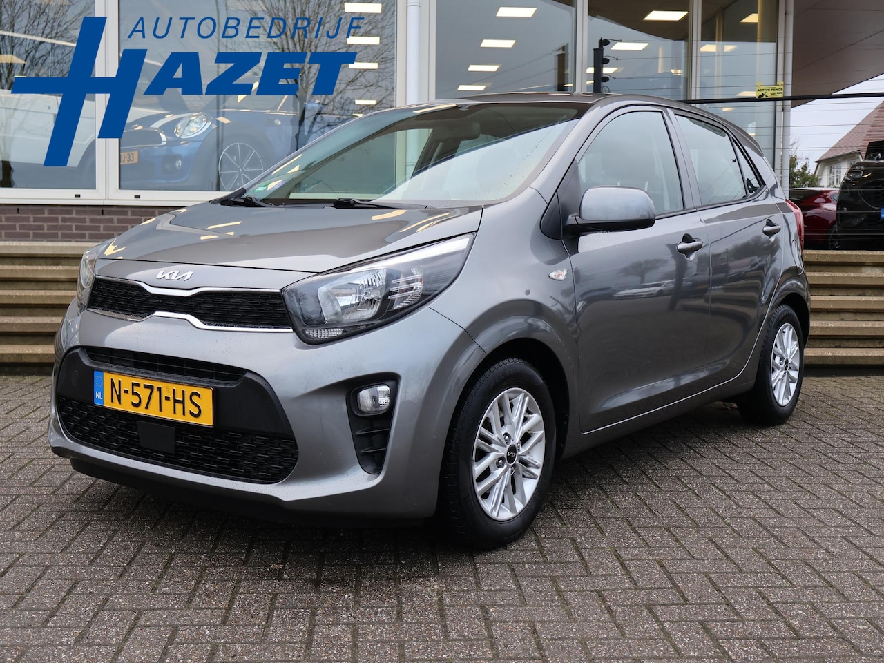 Kia Picanto - 1.0 DPi 5-DEURS DYNAMICLINE + CARPLAY | CAMERA | GROOT SCHERM NAVIGATIE | DAB - AutoWereld.nl