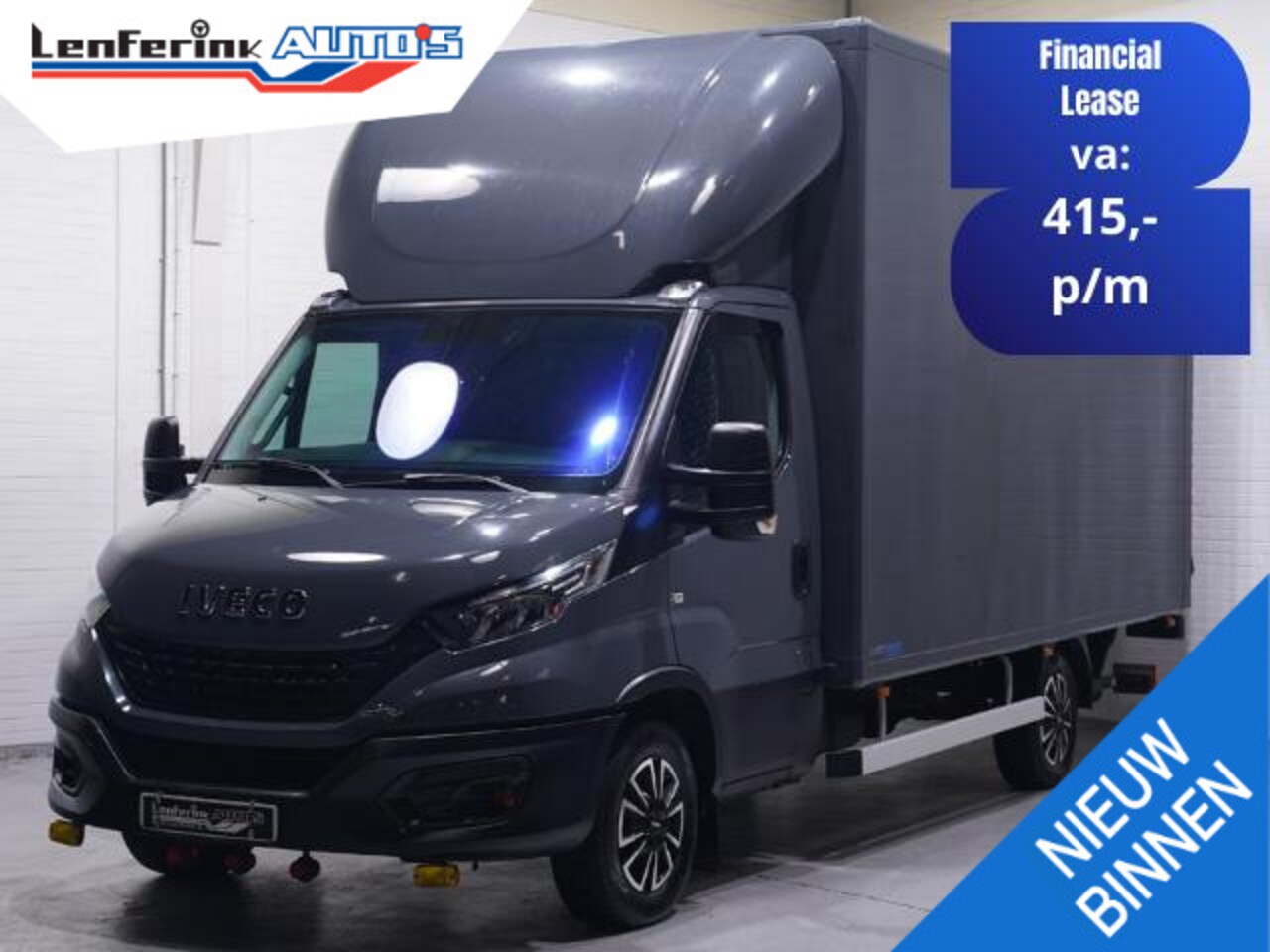 Iveco Daily - 35S16 160 pk Bakwagen met Laadklep 21,7M3 Marge Auto, Airco, Cruise Control, Dakspoiler, 1 - AutoWereld.nl