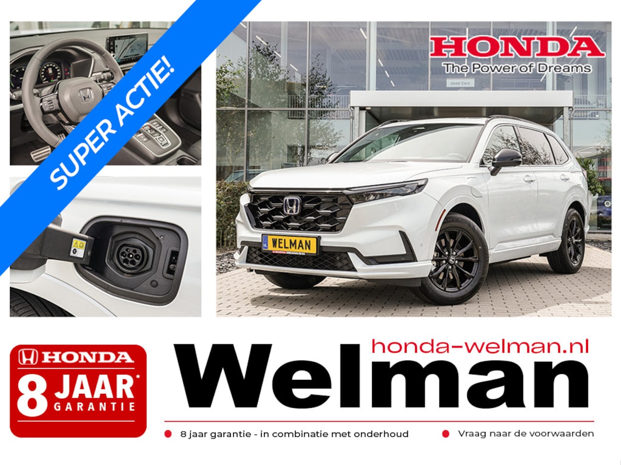 Honda CR-V - 2.0i e:PHEV ADVANCE TECH - NIEUW - PLUG - IN HYBRID - AUTOMAAT - AutoWereld.nl