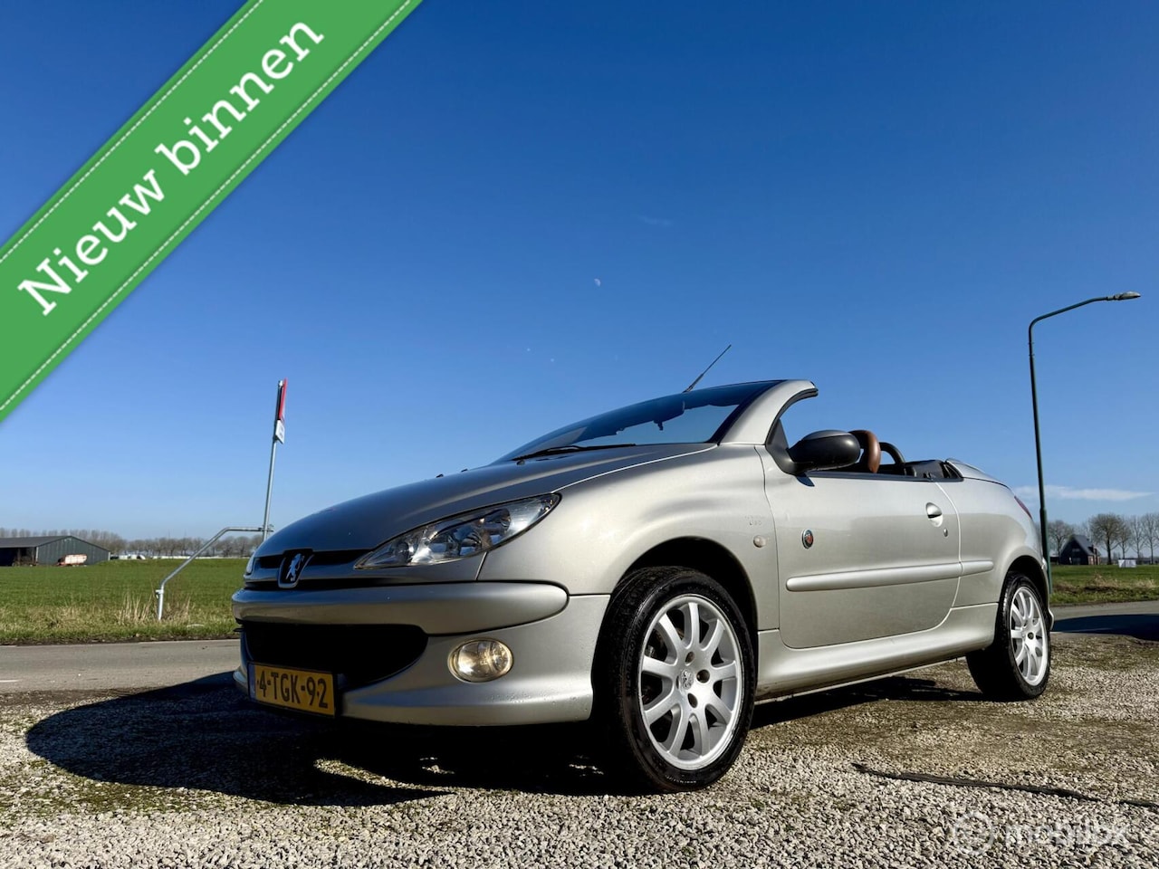 Peugeot 206 CC - 2.0-16V Roland Garros 2.0-16V Roland Garros, BJ 2004, Leer, Airco - AutoWereld.nl
