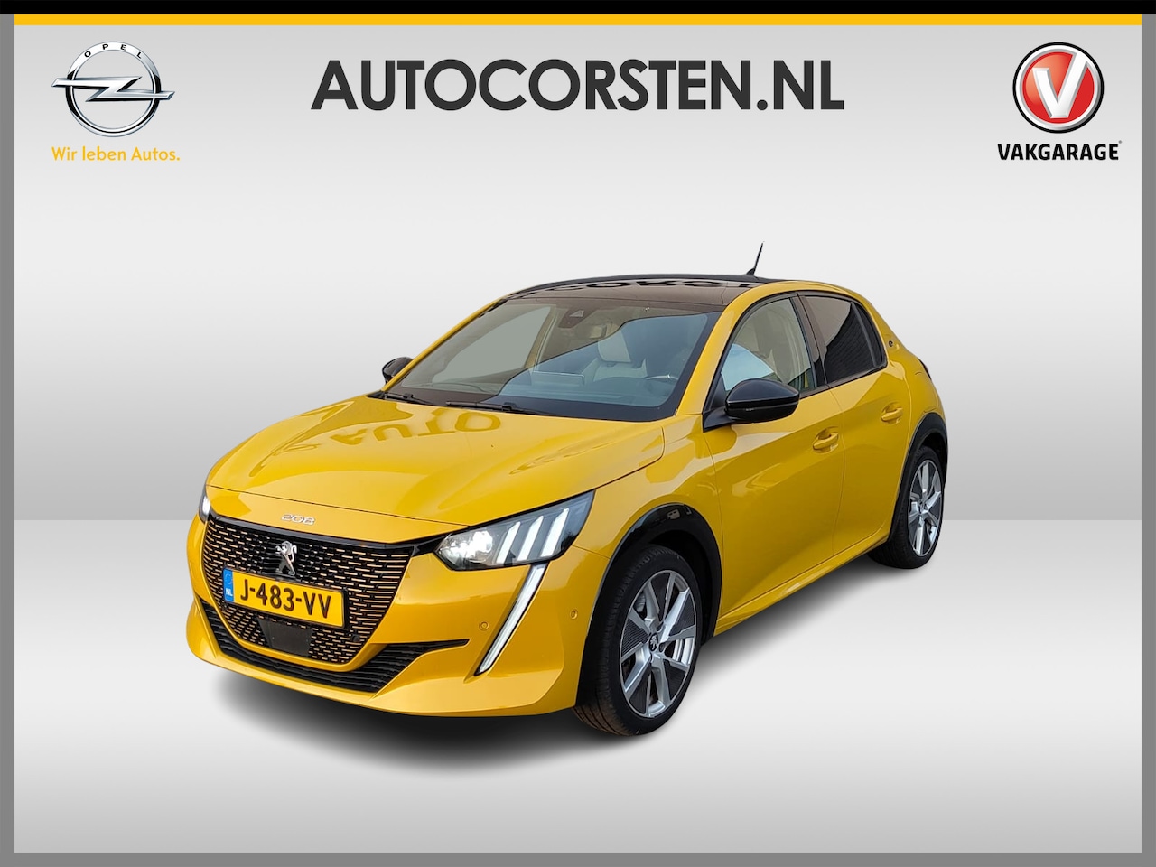 Peugeot e-208 - EV GT 350 50kWh **Onboard charger defect** Navi Ecc 360°Camera Panoramadak Apple Carplay A - AutoWereld.nl