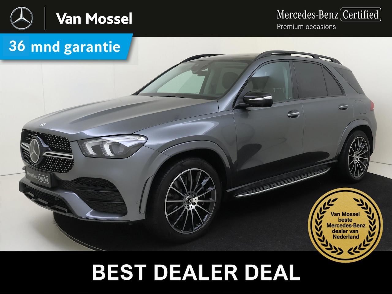Mercedes-Benz GLE-Klasse - 350 de 4MATIC AMG Line /Panoramadak /Night pakket /Burmester /Memory /360 Camera - AutoWereld.nl