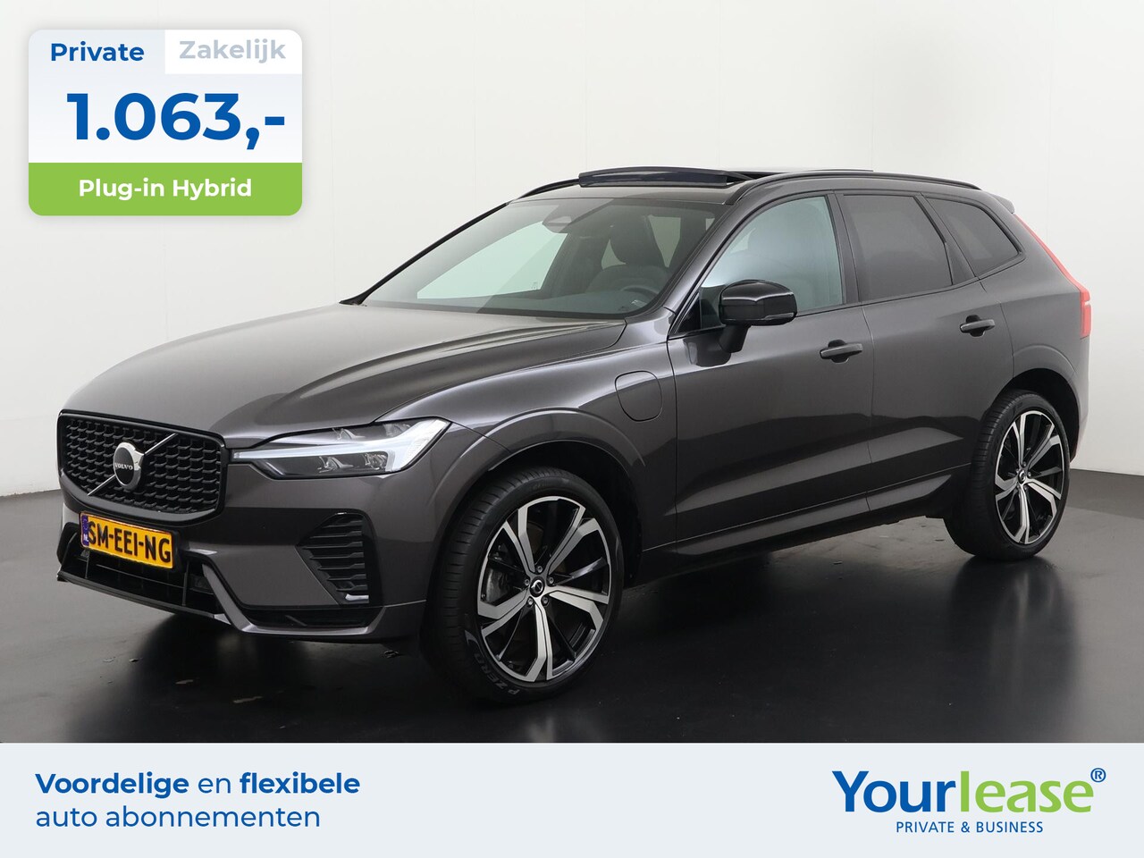 Volvo XC60 - 2.0 T6 Long Range AWD Plus Dark | All-in 1063,- Private Lease | Direct uit voorraad - AutoWereld.nl