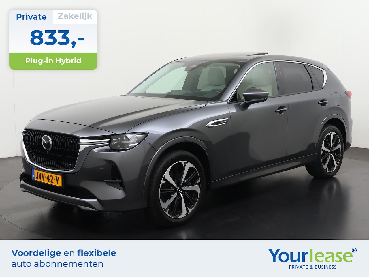 Mazda CX-60 - 2.5 e-SkyActiv PHEV Takumi Plus | All-in 833,- Private Lease | Direct uit voorraad - AutoWereld.nl