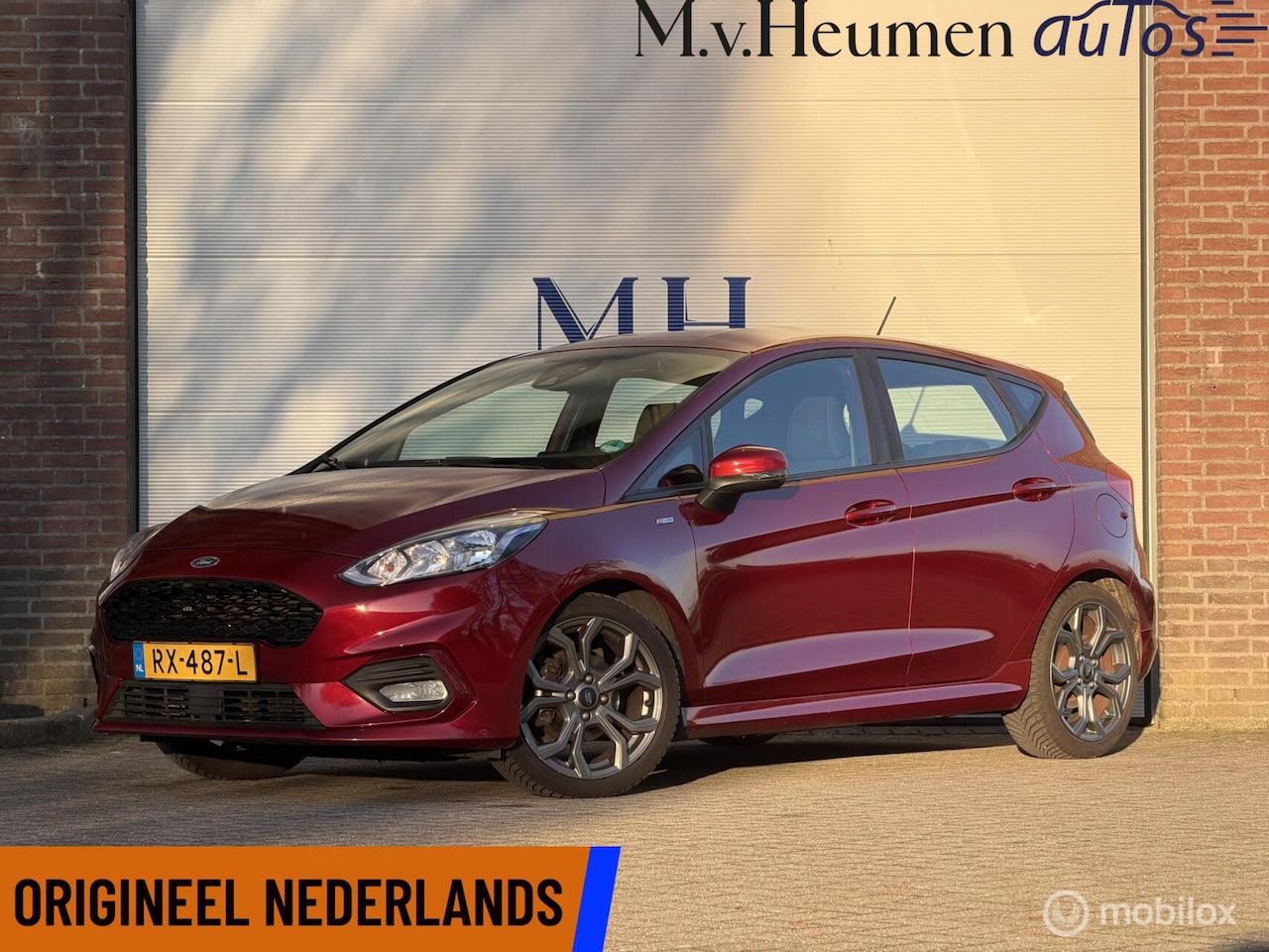 Ford Fiesta - 1.0 100PK ST-Line 1STE EIG Trekhaak CarPlay Climate Cruise - AutoWereld.nl