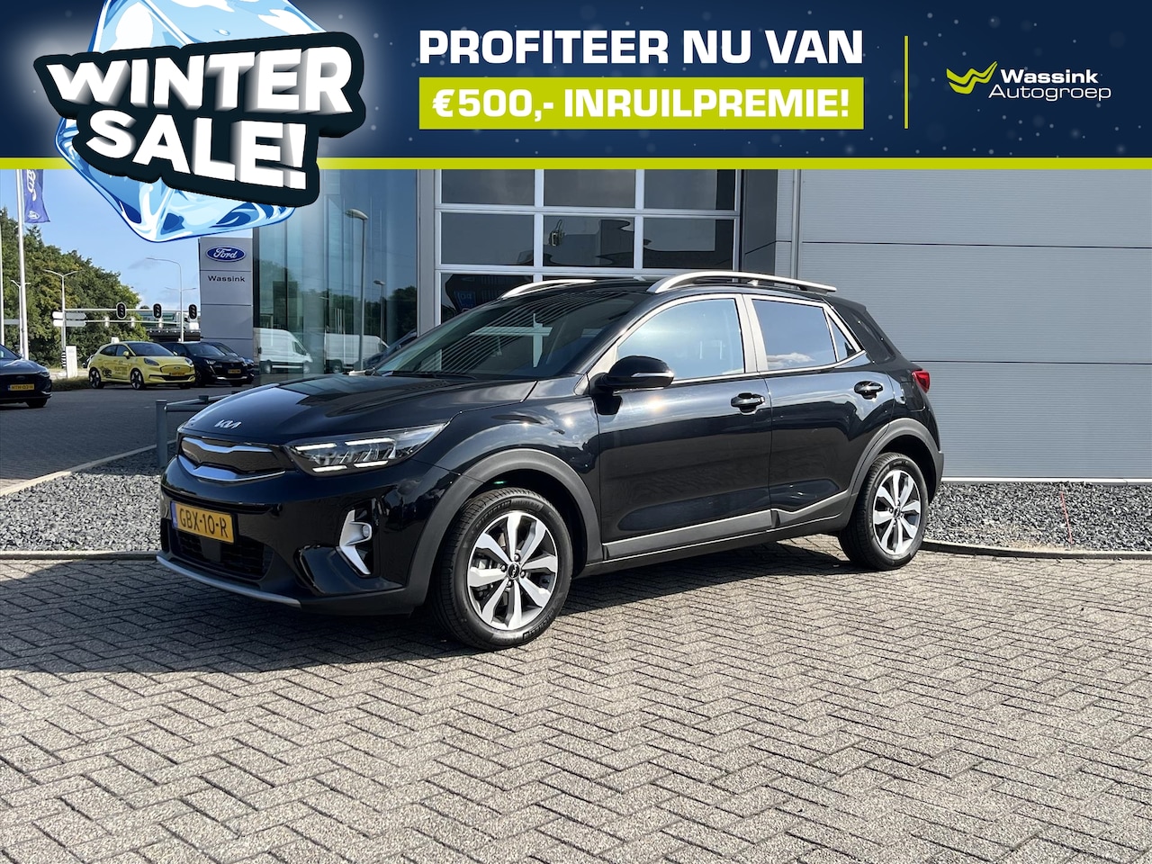 Kia Stonic - 1.0 T-GDi MHEV 100pk DynamicPlusLine | WINTERSALE |Camera | Navigatie | Climate Control | - AutoWereld.nl