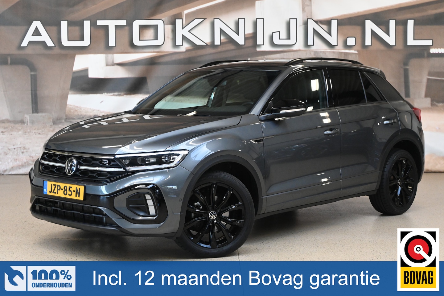 Volkswagen T-Roc - 1.5 TSI 150pk R-Line Business+ | IQ. Light | Camera | Trekhaak | 100% (Dealer) onderhouden - AutoWereld.nl