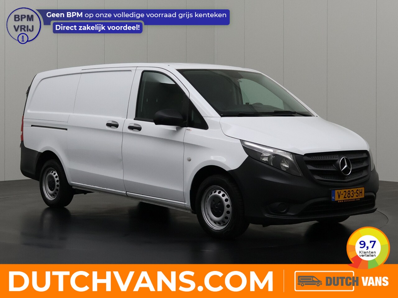 Mercedes-Benz Vito - 114CDI 7G-Tronic Automaat Lang Achterdeuren | Airco | Cruise | Leder - AutoWereld.nl