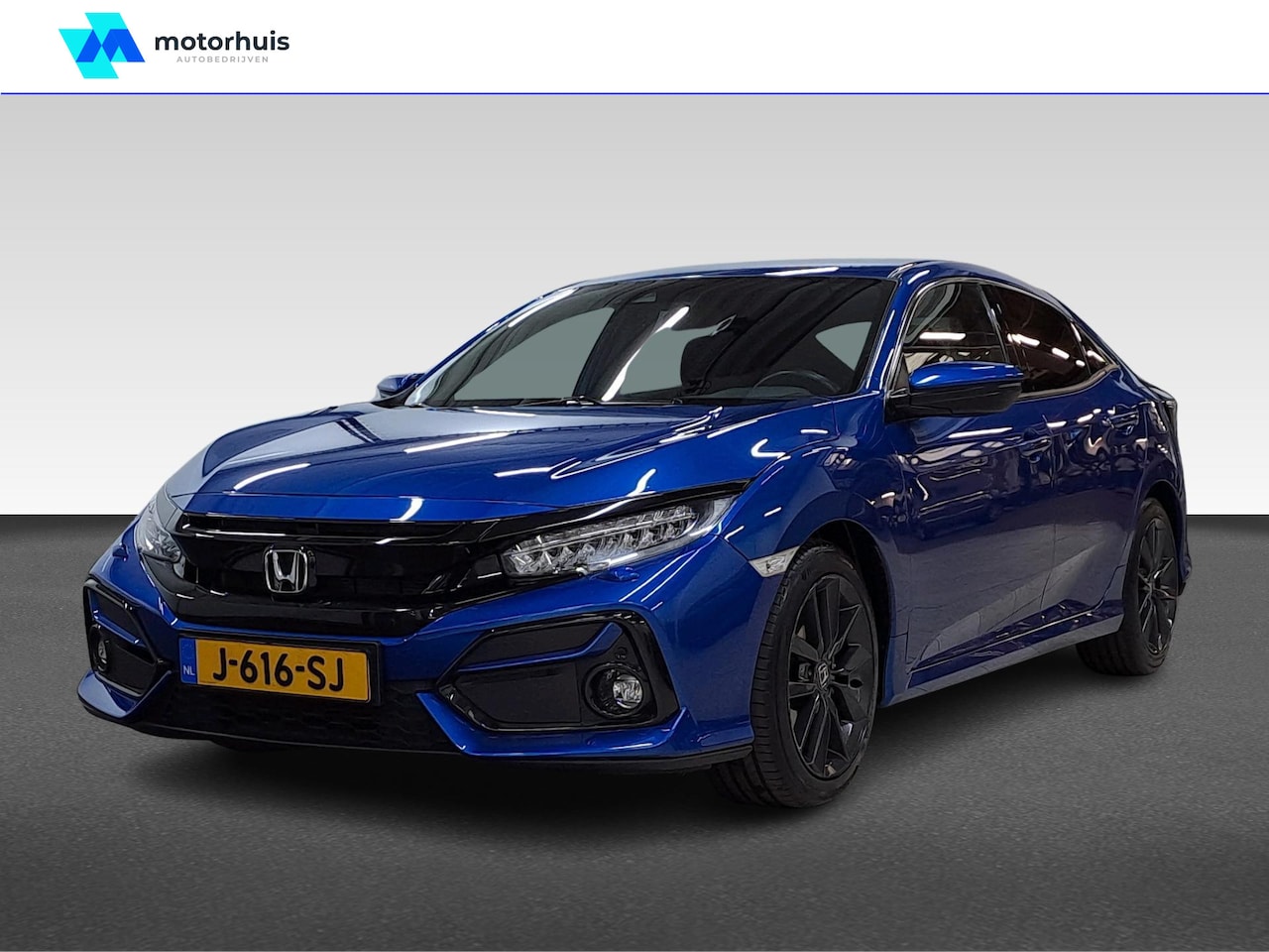 Honda Civic - 1.0 i-VTEC 126PK 5DRS BUSINESS LED NAVI CAMERA WINTERPACK NAP AUTOMATIC - AutoWereld.nl