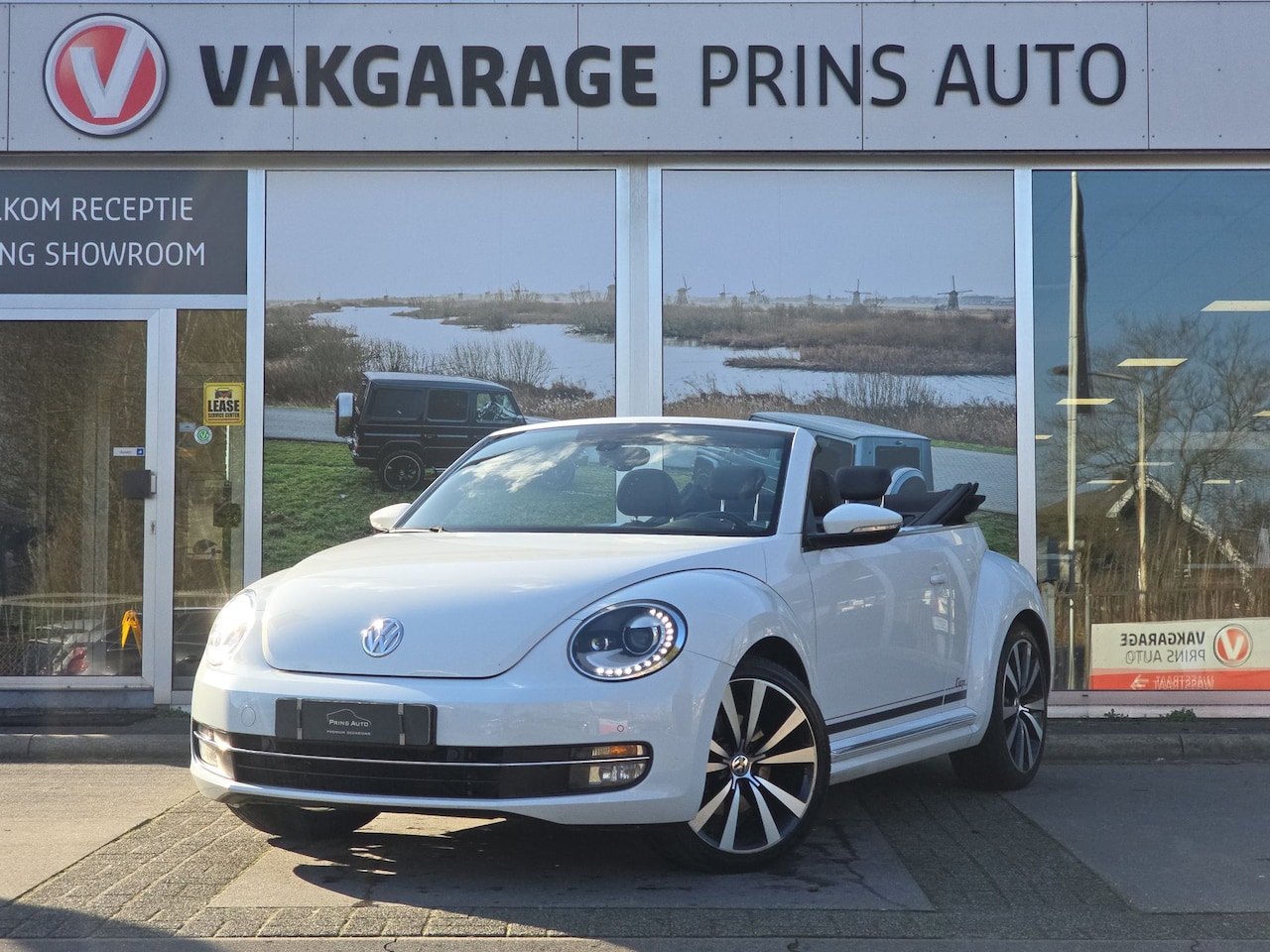 Volkswagen Beetle Cabriolet - 1.4 TSI Sport |STOELVERW.|LEDER|CRUISE|NAVI|PDC V+A| 4671 - AutoWereld.nl